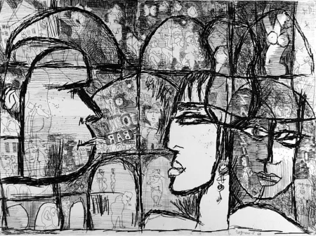 Água-Forte Rognoni - Genova, via Gramsci