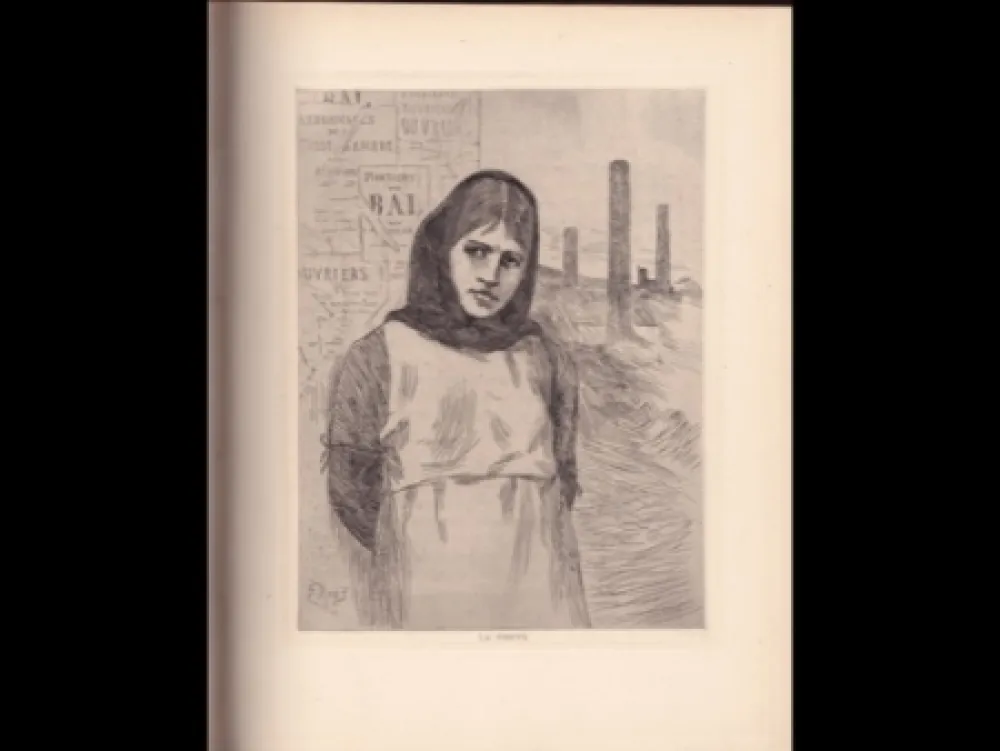 Gravura Rops - La grève / The Strike