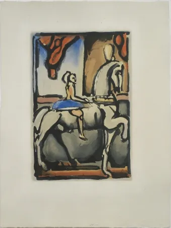 Água-Tinta Rouault - La Petite Ecuyere