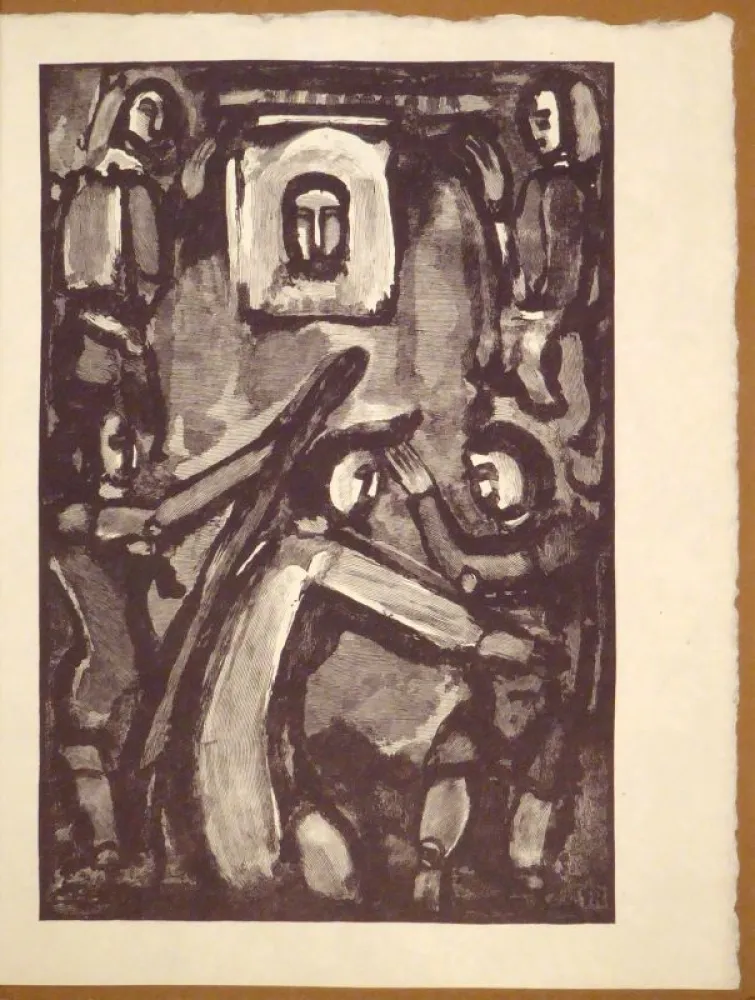 Xilogravura Rouault - Originalholzschnitt zur 
