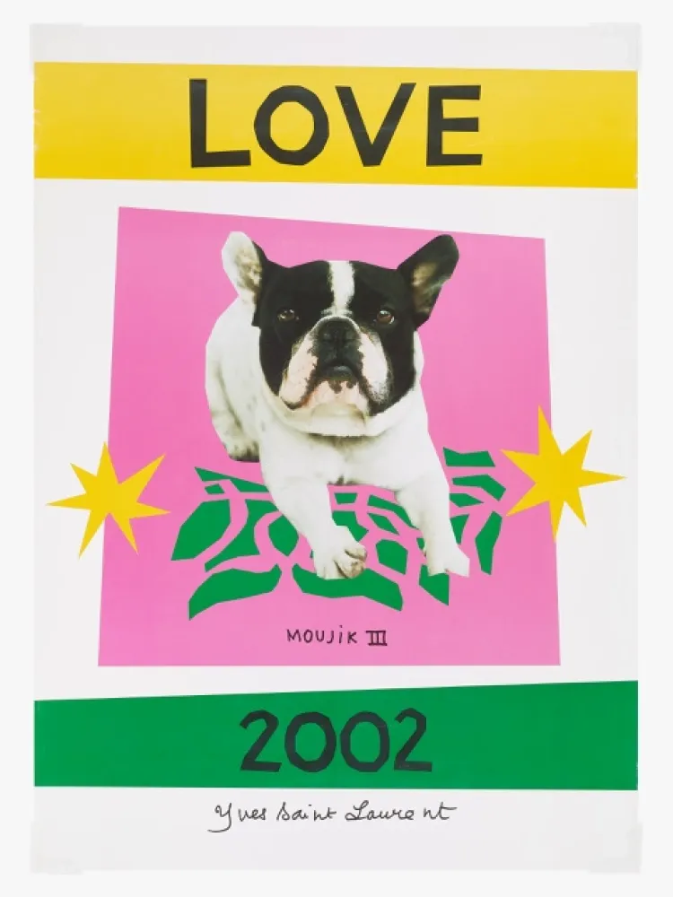 Cartaz Saint Laurent - Love 2002