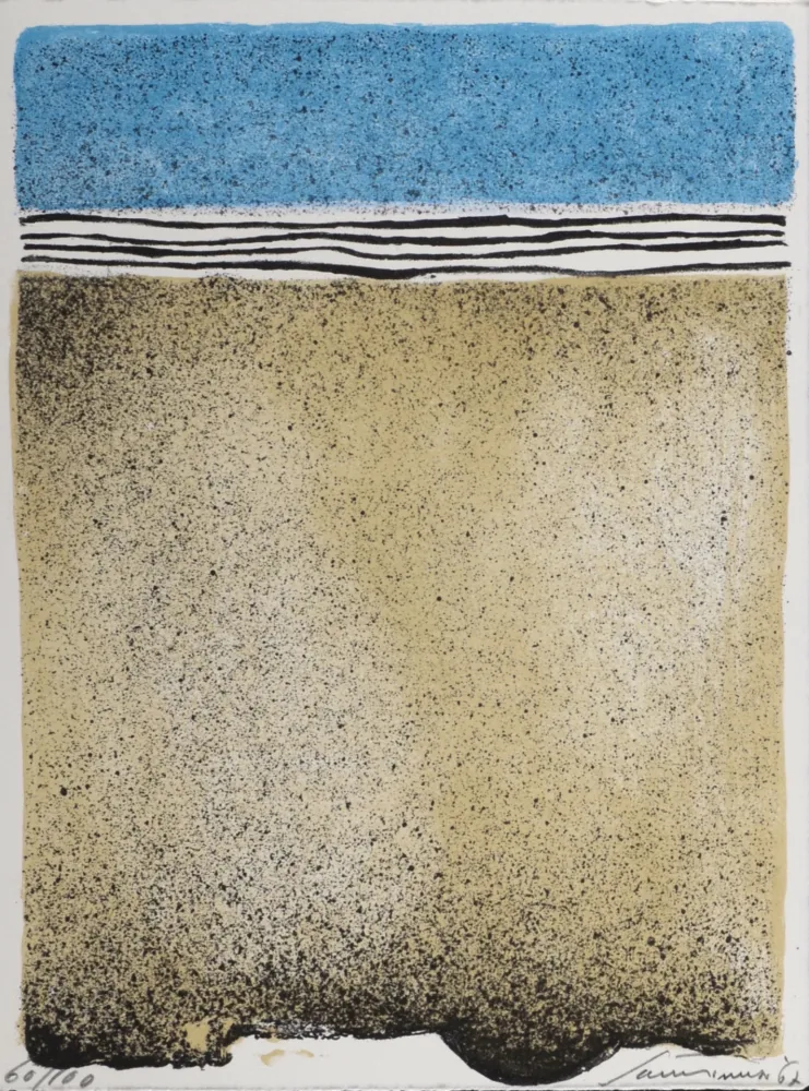 Litografia Santomaso - Abstract Composition, 1967 - Hand-signed!