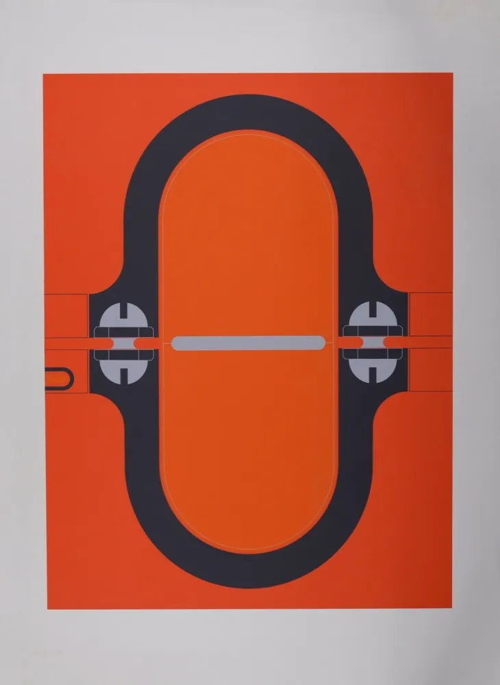 Serigrafia Sato - Composition Pop (Animals of the night), 1971