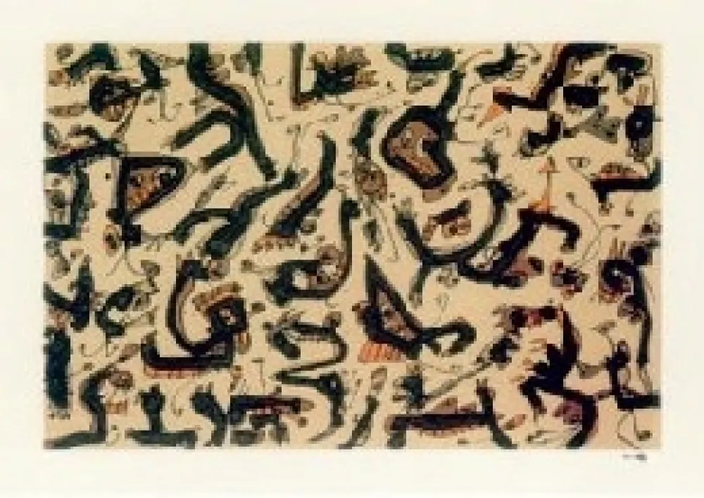 Litografia Saura - Abierta 1