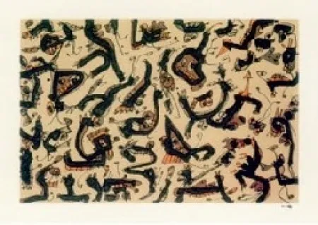 Litografia Saura - Abierta 1