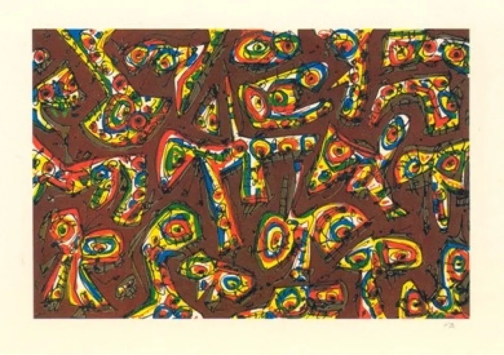 Litografia Saura - Abierta 10