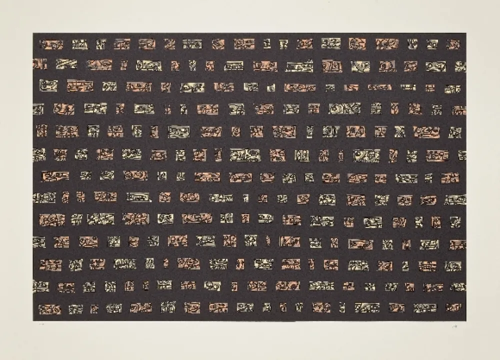 Litografia Saura - Abierta 9