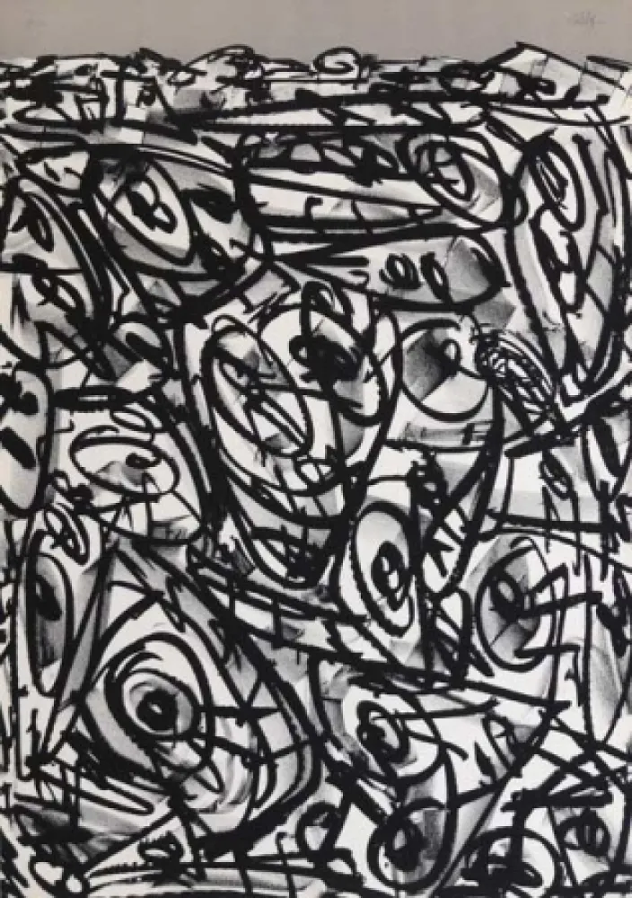 Litografia Saura - Antonio Saura