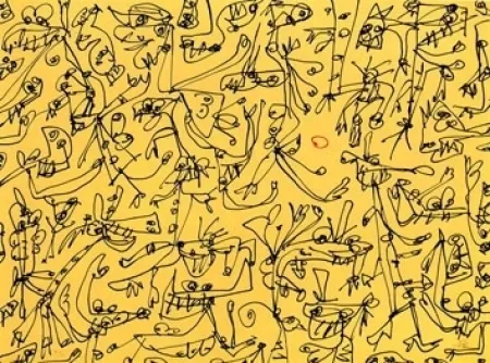 Litografia Saura - Antonio Saura