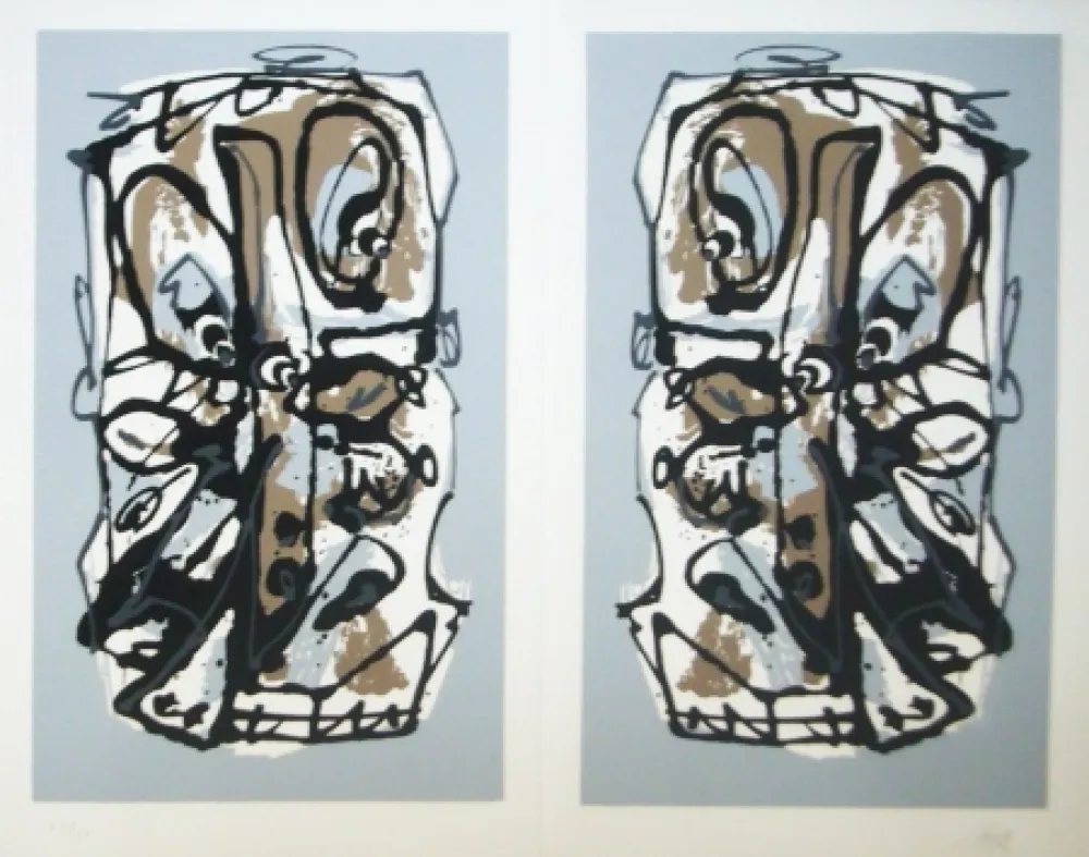 Serigrafia Saura - Babel de una noche de San Juan