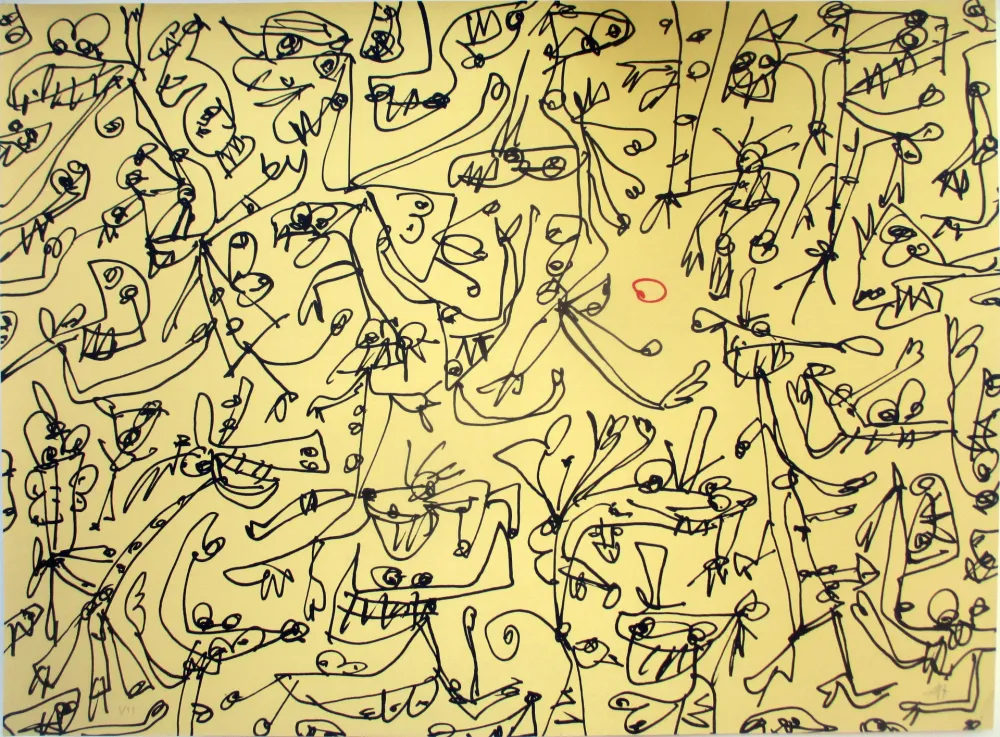 Litografia Saura - Danse au Soleil