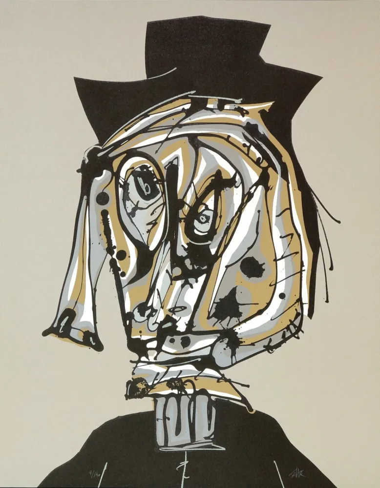 Litografia Saura - Dora Maar visitada I