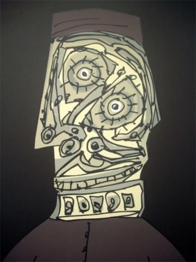 Litografia Saura - El Caballero