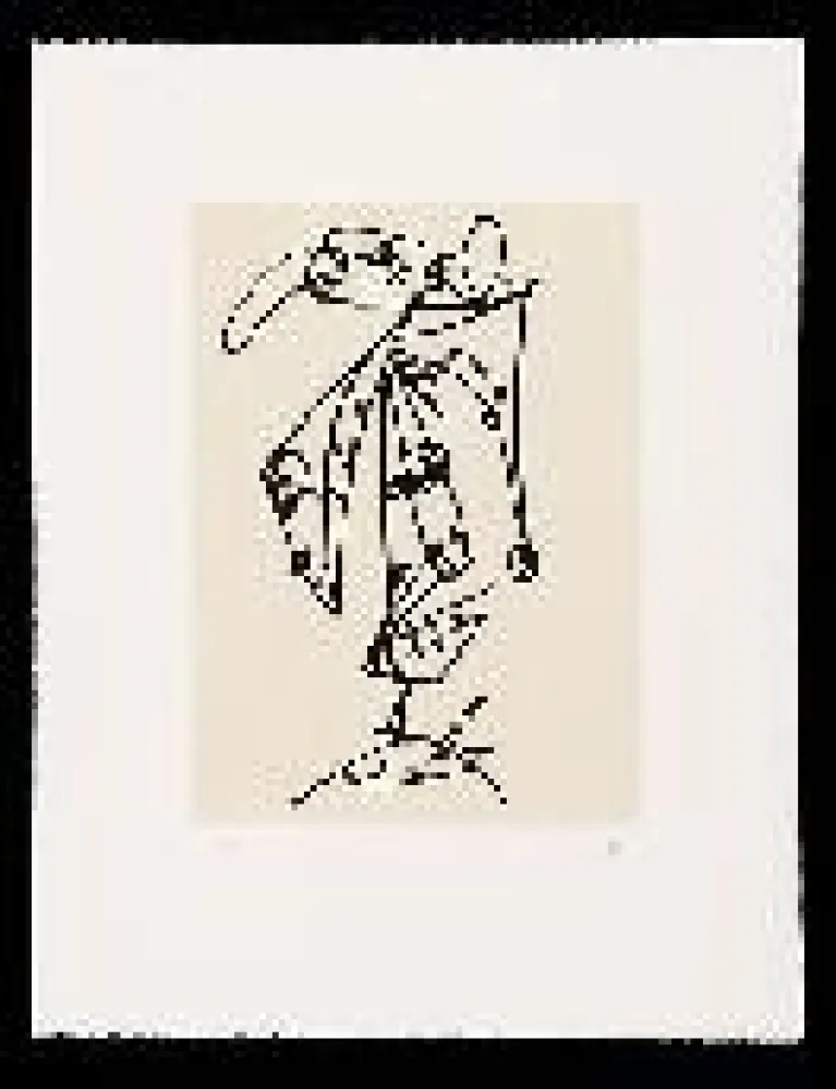 Água-Forte E Água-Tinta Saura - Frauen portrait mit Hut 1