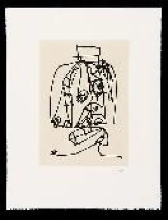 Água-Forte E Água-Tinta Saura - Frauen portrait mit Hut 3