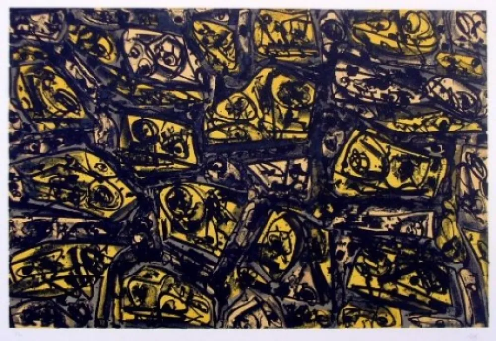 Litografia Saura - Kafka