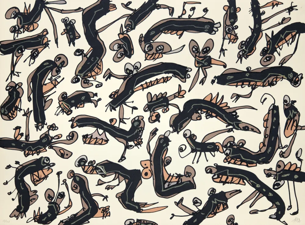 Litografia Saura - Péchés capitaux 2 L'envie