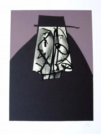 Litografia Saura - Portrait II