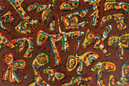 Litografia Saura - S/T