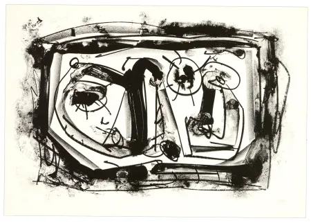 Litografia Saura - Suaire