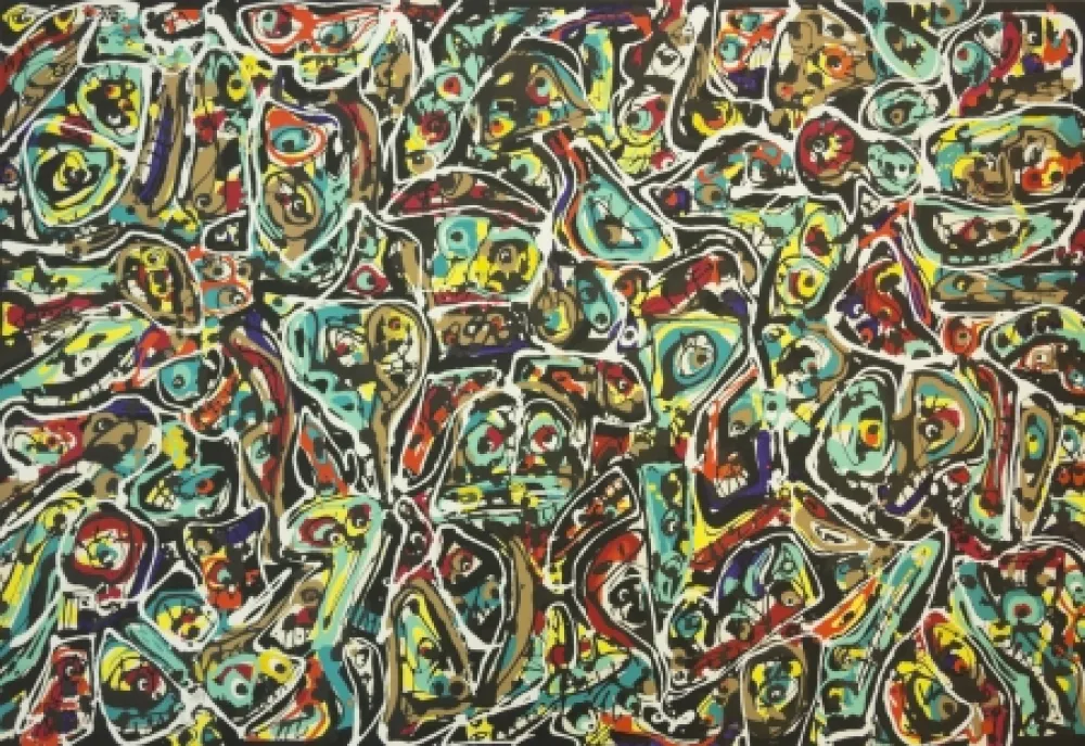 Litografia Saura - The Danger of the Link 