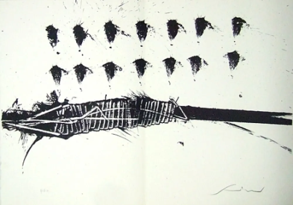 Litografia Scanavino - A mezzo della notte