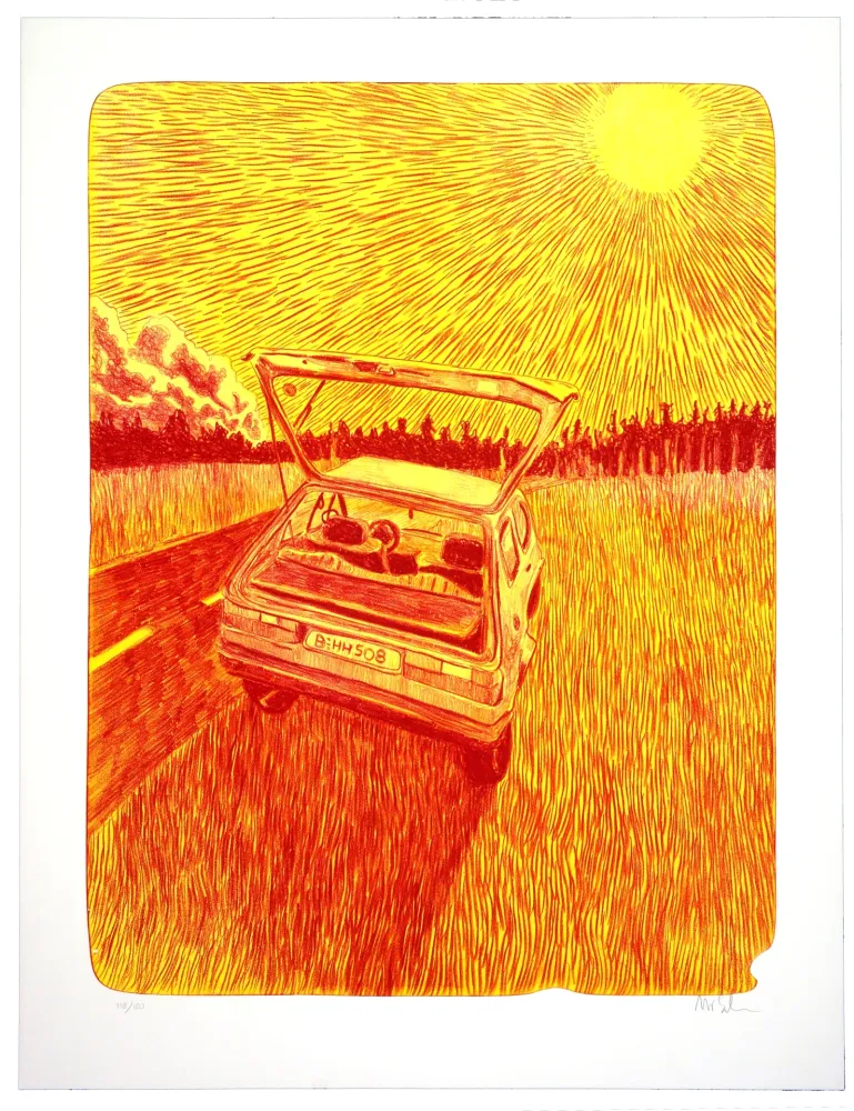 Litografia Schelde - Car