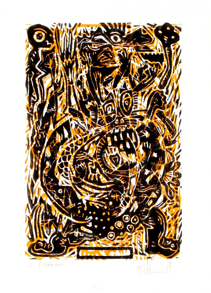 Xilogravura Scott - Avec Mosa