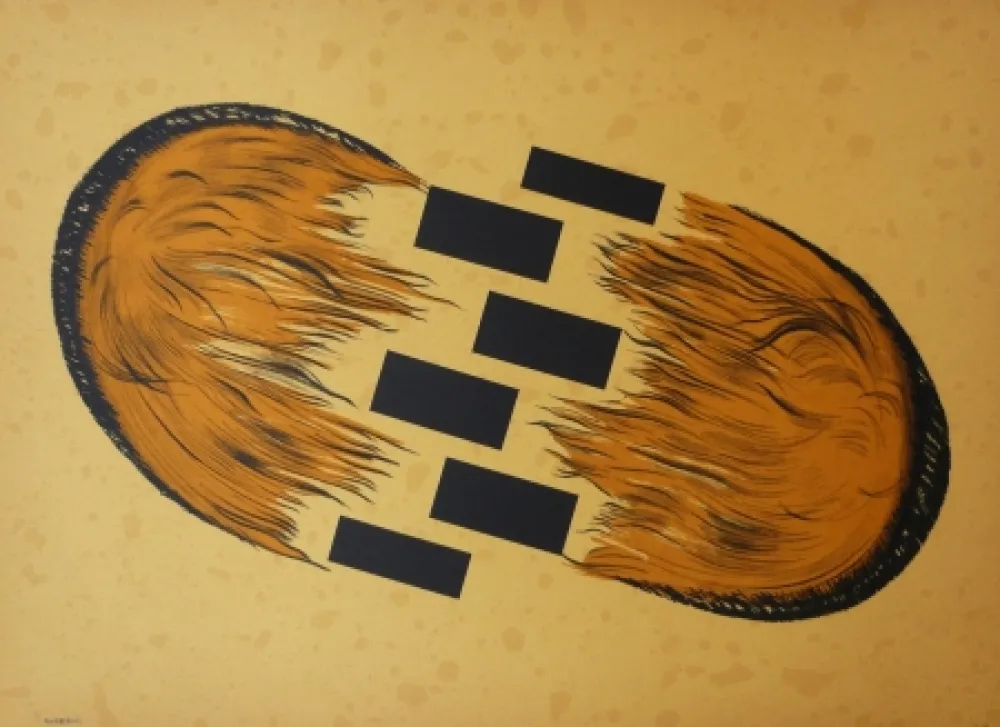 Litografia Serrano - Dialogo del viento