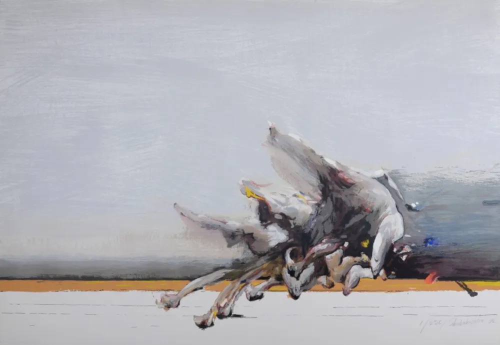 Serigrafia Shahabuddin - Le Saut