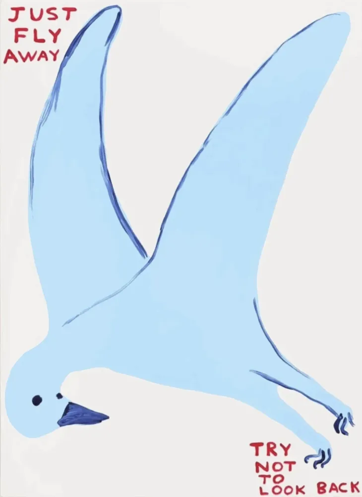 Serigrafia Shrigley - Just fly away