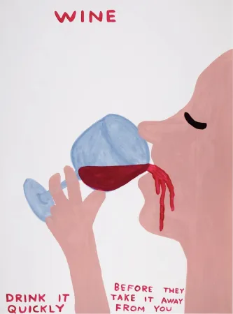 Serigrafia Shrigley - Wine