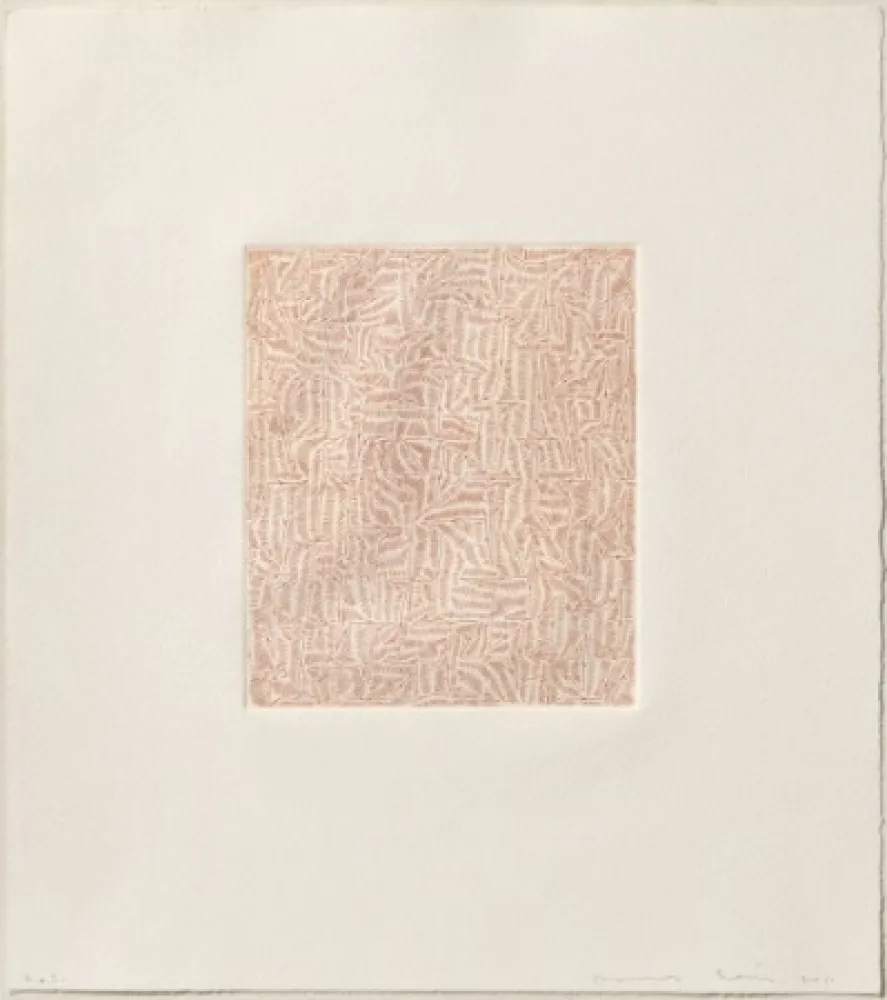 Gravura Siena - Camí de fletxes entre línies paral.leles