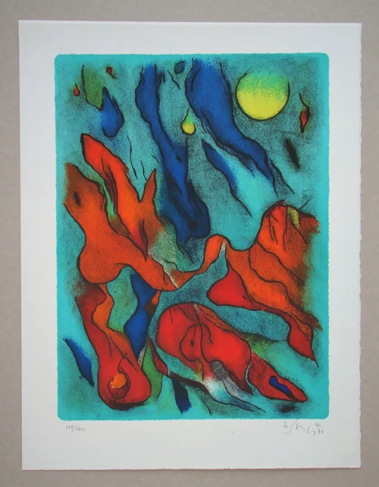 Litografia Singier - Envol