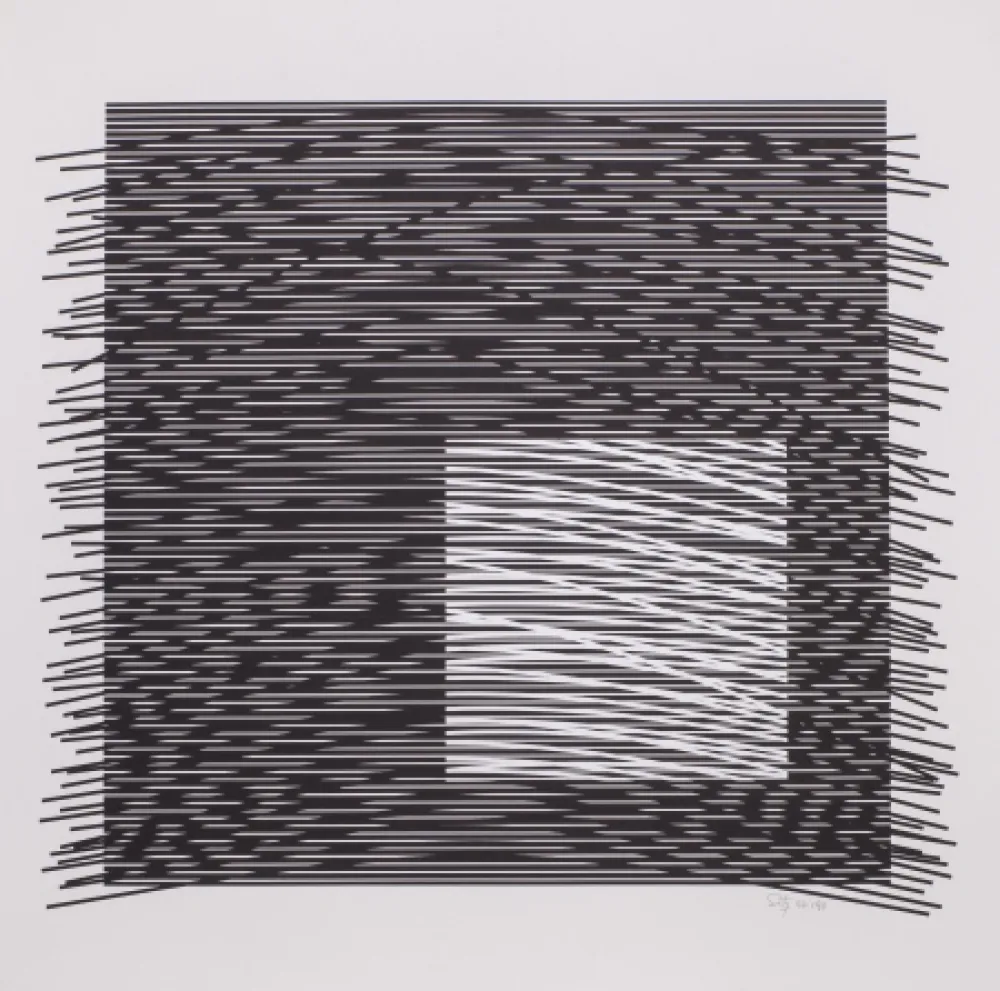 Serigrafia Soto - Untitled 