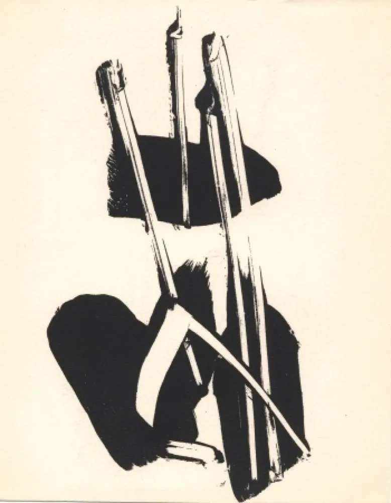 Litografia Soulages - Depaysage