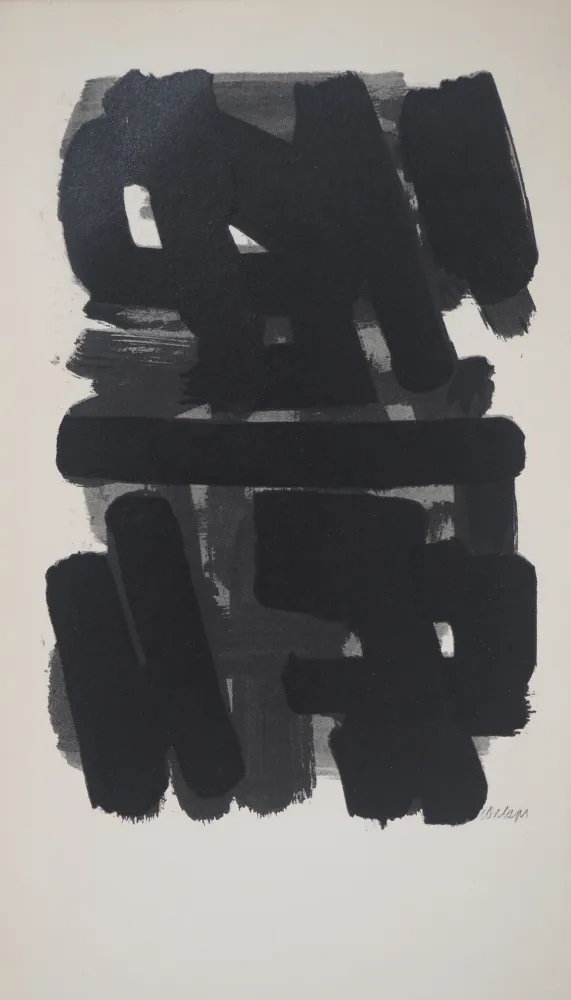 Litografia Soulages - Gouache 6