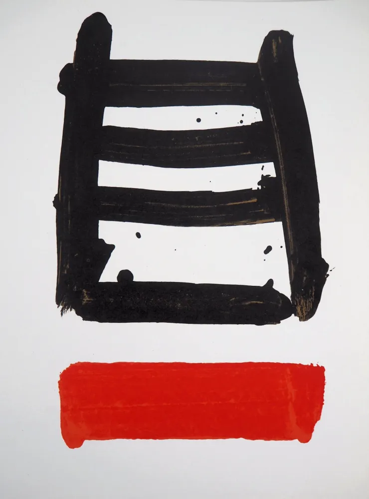 Litografia Soulages - Lithographie n°40