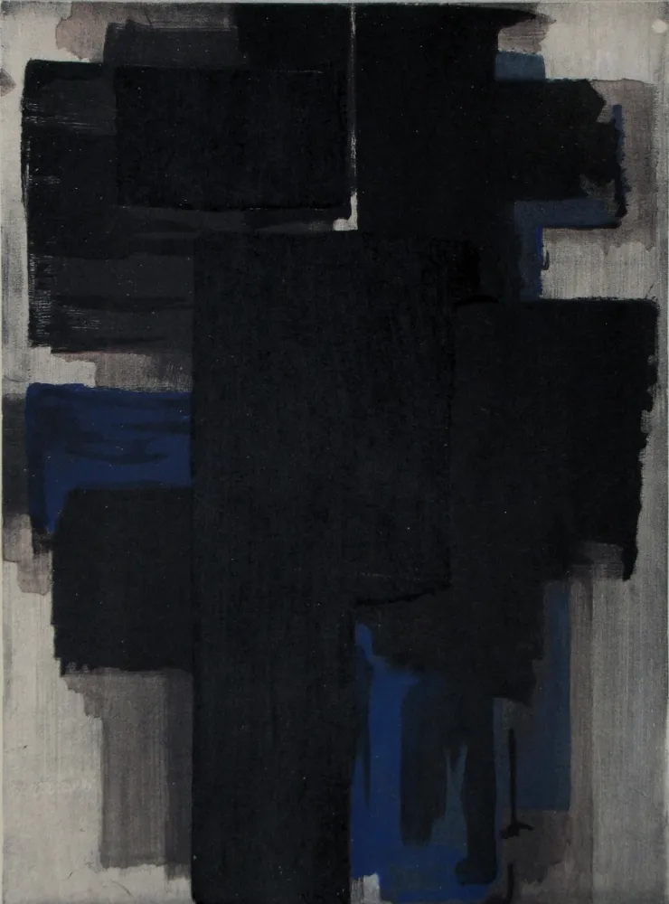 Estêncil Soulages - Peinture, 1955