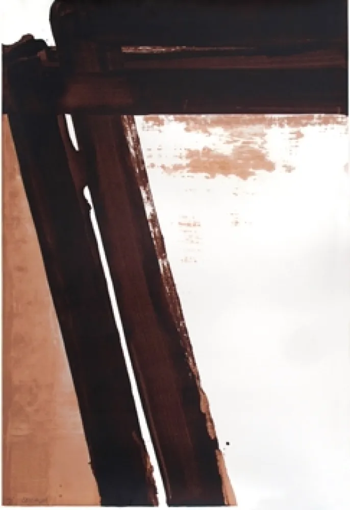 Serigrafia Soulages - Sérigraphie 15