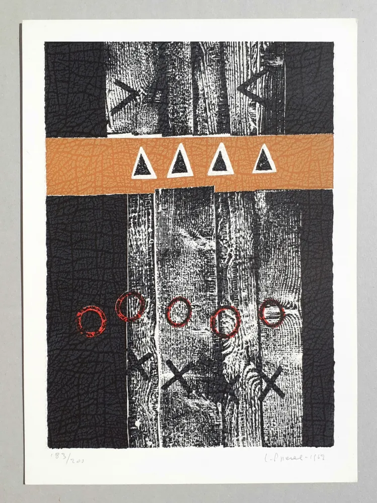 Linogravura Spacal - Composizione