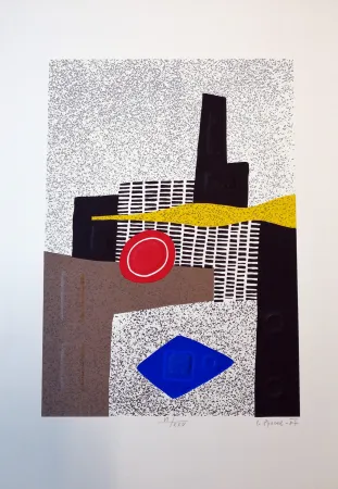 Xilogravura Spacal - Paesaggio