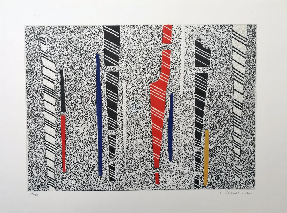 Xilogravura Spacal - Spazio magico