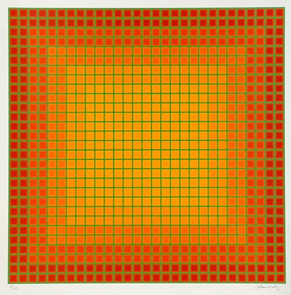 Serigrafia Stanczak - Let It Be Orange