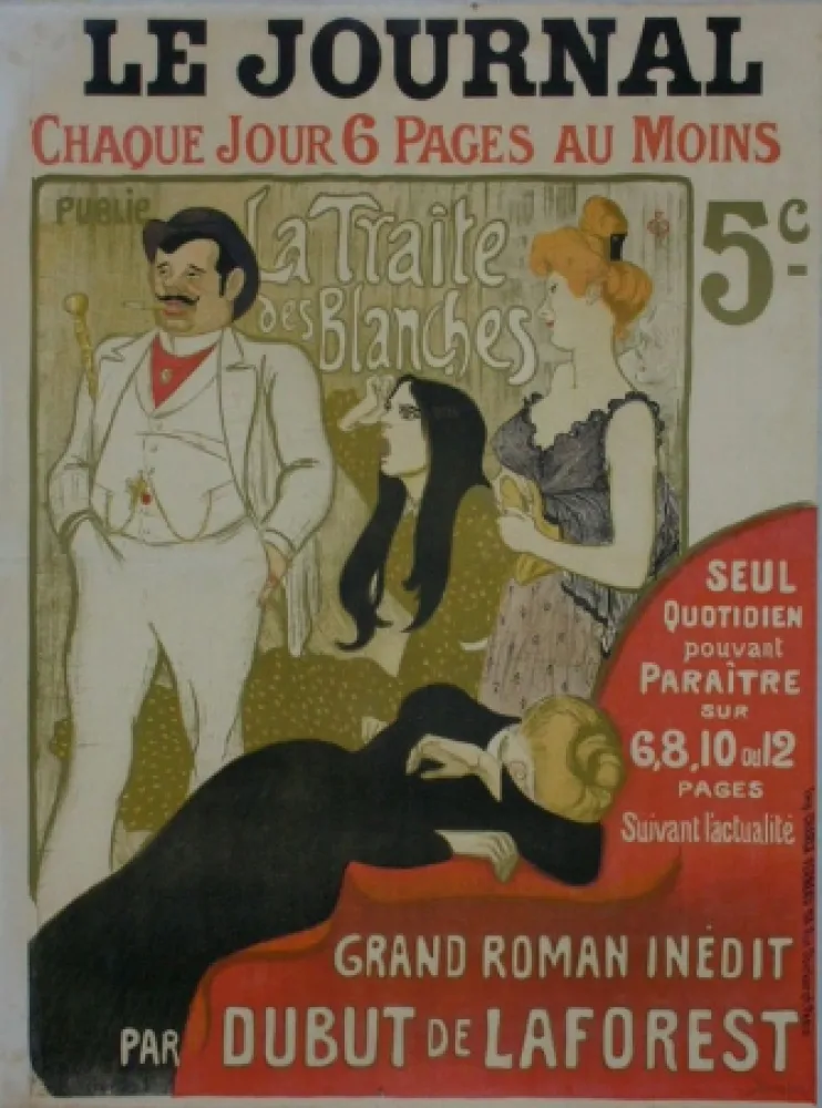 Litografia Steinlen - Le Journal