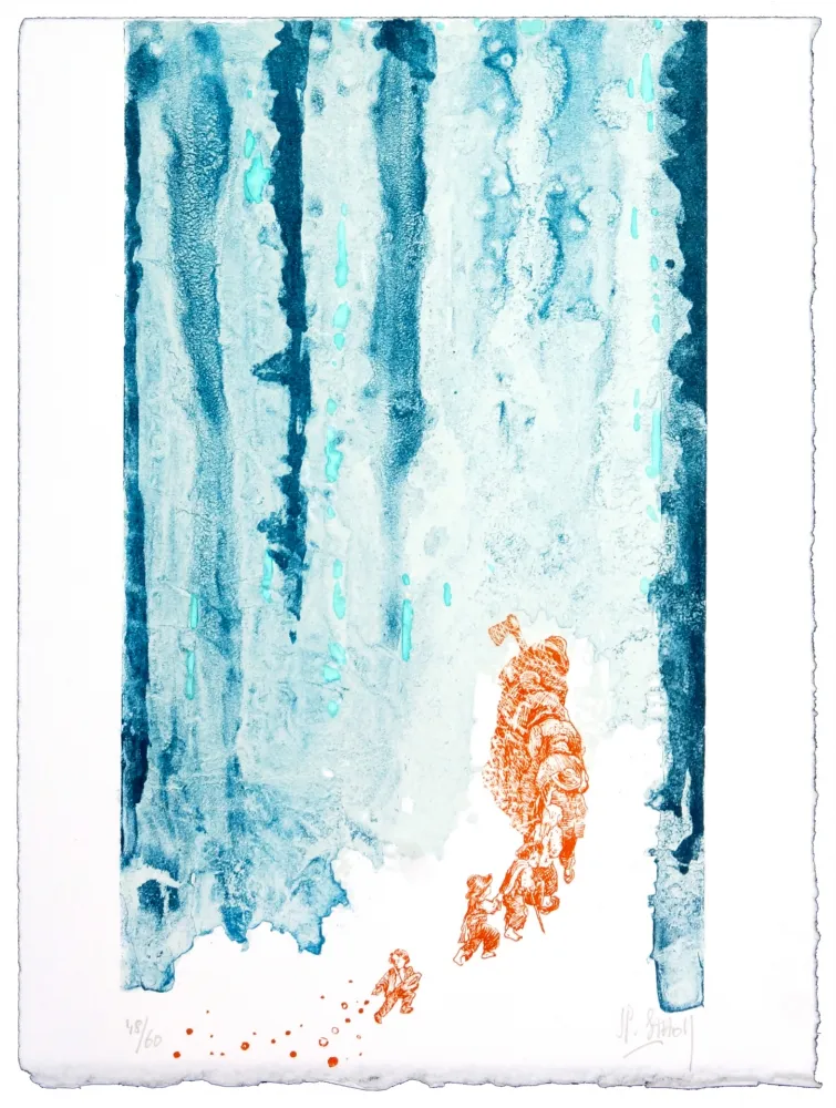 Litografia Stholl - Le petit poucet 2