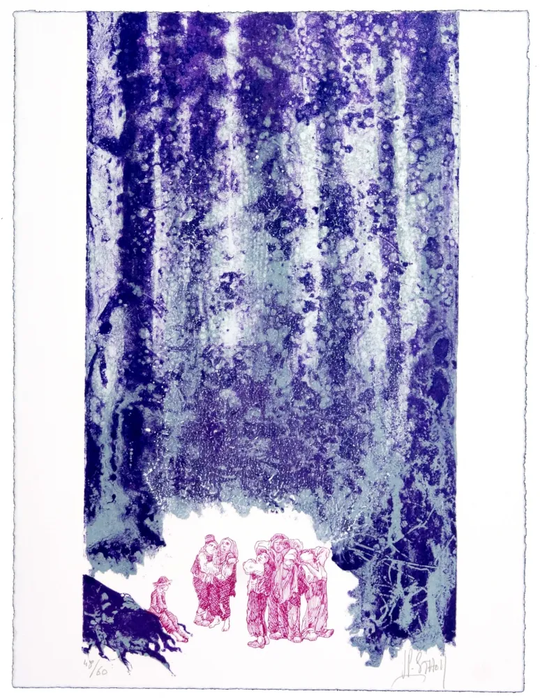 Litografia Stholl - Le petit poucet 3