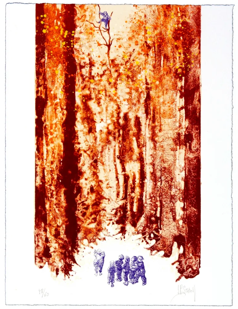 Litografia Stholl - Le petit poucet 5