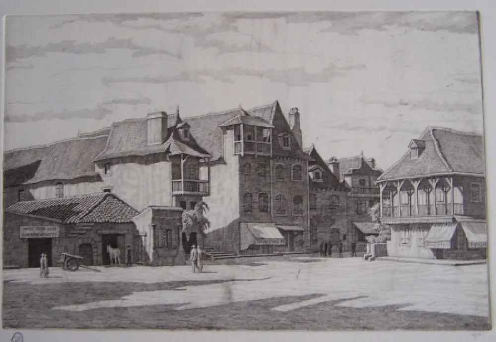 Gravura Strang - Salies-de-Béarn