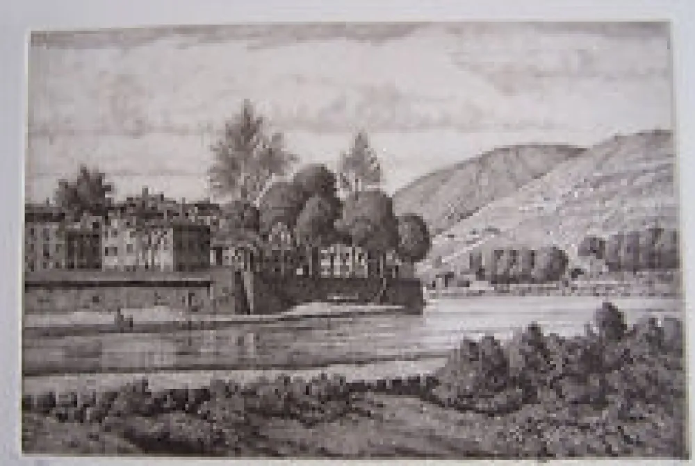 Gravura Strang - The Lot at Cahors